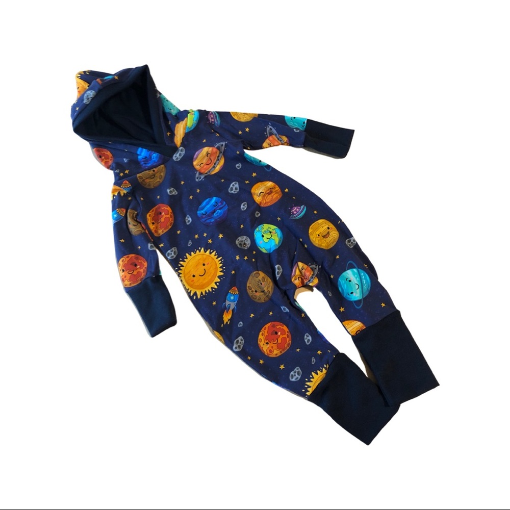 Space Themed Baby Romper NWOT